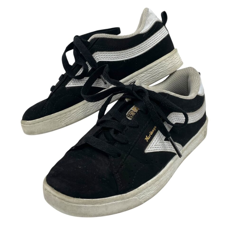 Air Speed Heritage Edition Boys Skate Shoes Casual Sneakers Black White Size 13